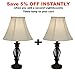 Light Accents, Table Lamp 18.5 Inches Height, Traditional Iron Scrollwork Table Lamp, Bronze