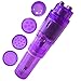 Finever Mini Beauty Facial Massage Toy Portable Travel Massager Tool for Head Eyes 3PK Purple