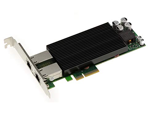 KALEA-INFORMATIQUE Netzwerkkarte 2 Ports Gigabit Ethernet RJ45 auf PCIe x4-Anschluss. Power Over Ethernet PoE+ 30W mit Intel Chipsatz JL82576EB.
