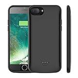 (Upgraded) iPhone 7 Plus /8 Plus Battery Case, AUYOO 5500mAh Portable Charger Case Ultra-Thin Rechargeable Extended Battery Pack Protective Backup Charging Case Cover for Apple iPhone 7 Plus /8 Plus