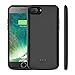 (Upgraded) iPhone 7 Plus /8 Plus Battery Case, AUYOO 5500mAh Portable Charger Case Ultra-Thin Rechargeable Extended Battery Pack Protective Backup Charging Case Cover for Apple iPhone 7 Plus /8 Plus