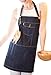 VANTOO Denim Apron with Pockets for Women