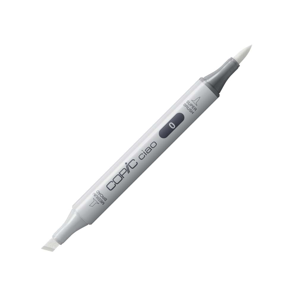 Copic Ciao Coloured Marker Pen - (0) Colorless Blender, For Art & Crafts, Colouring, Graphics, Highlighter, Design, Anime, Professional & Beginners, Art Supplies & Colouring Books