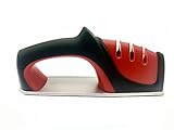 Kebley Knife Sharpener Chef Knife Sharpener Kitchen Knife Sharpener, 3 Stage Diamond Coated Wheel System, Stainless Steel for Straight Tungsten/Diamond/Ceramic Knives