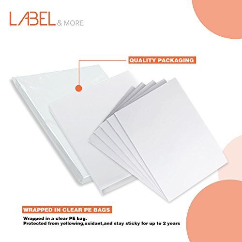6-up Labels 3-1/3" x 4" Self Adhesive FBA Labels For Internet Postage and Shipping Address Compatible With Laser and Inkjet Printers[100 Sheets 600 Labels] - Thumbnail 5