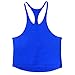 Mens Y-Back Muscle Stringer Tank Tops Workout Training Sleeveless Shirts