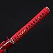 TEKIIOO Katana Sword, Fully Handmade Real Japanese Sword 1040 High Carbon Steel Samurai Sword with Wooden Scabbard Alloy Guard (Red)