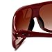 Oakley Women's OO9131 Immerse Sport Sunglasses, Vino Frame/Dark Brown Gradient Lens, 60 mm
