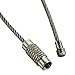 5pcs Key Ring Keychain Aircraft Cable Wire Stainless Steel Gear