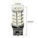 Partsam 2PCS 7440 7440NA 7443 7444NA 7505 992 W21W T20 White/Amber Switchback Dual Color High brightness 60-3528-Epistar-Dual Chip-SMD LED Car Turn Signal Light Bulbs