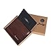 Stylish Men Bifold Wallet with RFID Blocking Slim Minimalist Front Pocket Wallet (Coffee)