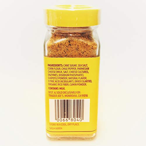 Trader Joe's Everything But The Elote Seasoning Blend With Chile Pepper, Parmesan Cheese, Chipotle Powder, Cumin, Cilantro and Sea Salt Simply Delicious