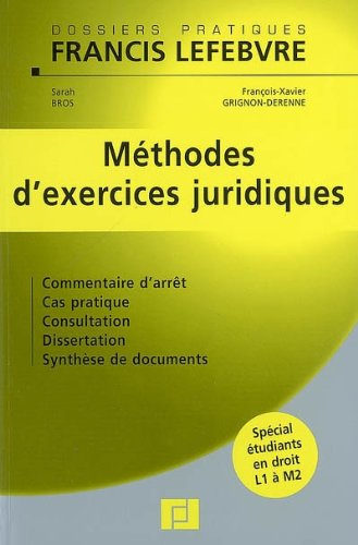 Méthodes d'exercices juridiques