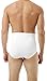 Underworks 3-Inch Slip-on Brief Girdle for Men Large 37-40-Waist White