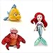 Disney Official Exclusive The Little Mermaid 3 Pcs Plush Set : 12