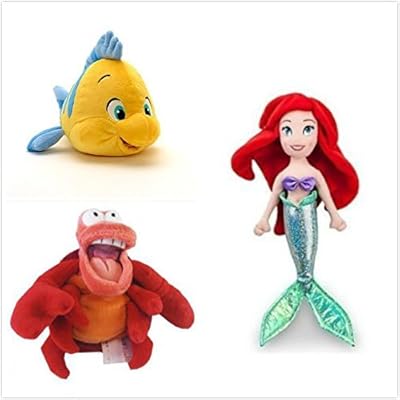 Disney La Petite Sirène Peluche Set: Ariel, Flet, Algeria Ubuy