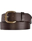 Justin Men's Basic Leather Work Belt Reg And Big
