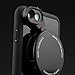 Ztylus Gloss Black Revolver M Series Camera Kit: 6 in 1 Lens with Case for iPhone 7 Plus / 8 Plus - 2X Telephoto Lens, Macro, Super Macro Lens, Wide Angle Lens (Gloss Black)