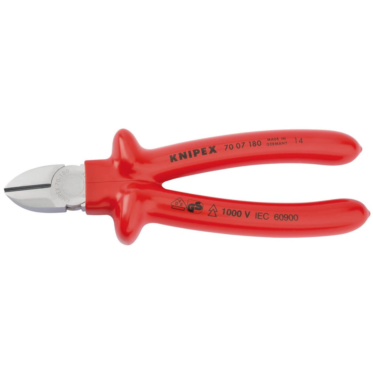 Knipex 21455 Side Cutter S-Type 1000v 180mm