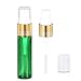 Olilia Glass Spray Bottles with Gold Fine Mist Sprayer 12 Pack of 10ml (1/3oz) - Refillable Empty Bottles Perfect for Essential Oils (Mixed Color)