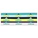 adidas Women's Fighter Hairband (6 Pack), One Size, Shock Mint/Ice Green/Utility Green/Solar Yellow/Grey/White