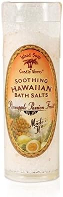Island Soap & Candle Works Bath Salt Tube Pineapple Passion Fruit