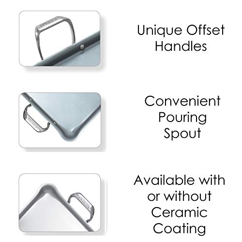 Chantal Stainless Steel Griddle, 19" x 9.5" Pricepulse