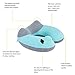 Kmall Inflatable Travel Pillow Compact Travel Pillows for Airplanes Summer Cool Inflatable Neck Pillow Support Head and Neck(Blue)