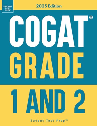 COGAT Grade 1 and 2: Test Prep with Two Practice Tests