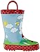 Western Chief Unisex-Child Kids Girls' Waterproof Easy-On Character Rain Boot