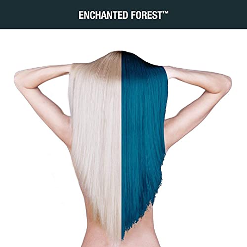 MANIC PANIC Classic Enchanted Forest Semi Permanent Hair Color - Deep Teal Green Hair Dye for Women & Men That Lasts 4-6 Weeks - Vegan, Ammonia & Cruelty-Free - Create & Mix Custom Shades (4oz)