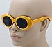 Clout Goggles Oval Mod Retro Thick Frame Rapper Hypebeast Eyewear Supreme Glasses Cool Sunglasses