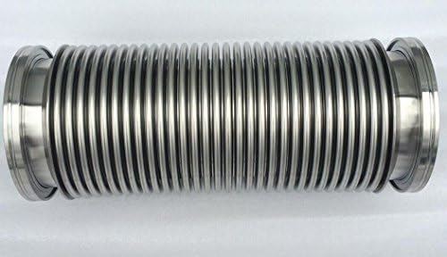 Vacuum Flexible Bellows Hose ISO 63 S.S 20cm Long, Bellow flanged