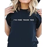 YITAN Women Funny Summer Cute Funny T Shirts Short Sleeve Cotton Top Graphic Tees