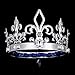 DcZeRong King Crowns Large Size Crown Adult Men Birthday Crown Homecoming Costume Prom Kings Crystal Tall Crowns Adult Male Birthday King Crowns