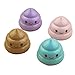 Coco*Store 4pcs Funny Poop Shaped Pencil Sharpeners For Students Mini Double Hole Pencils Knife