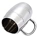 Stainless Steel Beer Mug , Coffee Cup , Tuyounger Double Walled Air Insulated Beer & Beverage Mug,18 oz (1Pack)