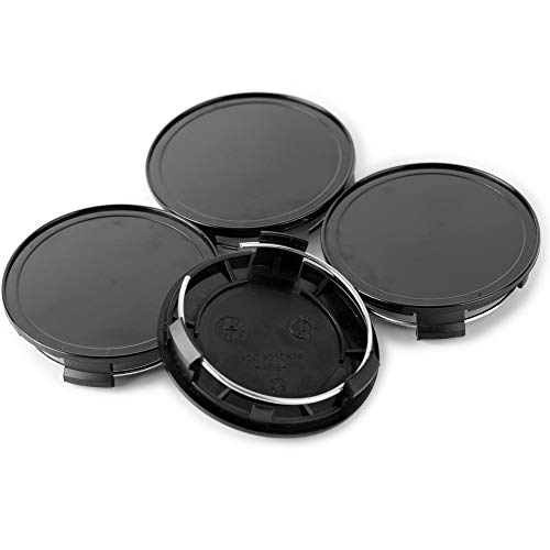 Rad Zentrierkappen Für Mercedes & Honda - 75mm, Schwarz, Kompatibel Mit S300, ML350, S2000