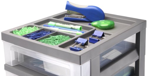 6 IRIS+4+Drawer+Rolling+Storage+Organizer