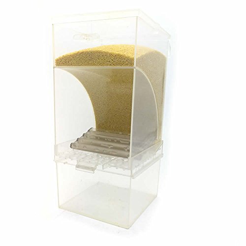 Mrli Pet Parrot Automatic Feeders,No Mess Bird Feeder Large Size High