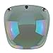 Biltwell Smoke Tint Bubble Shield (Rainbow Mirror, One Size)