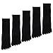 Men's 3 to 6 Pack Various Style Stretch Breathable Toe Socks