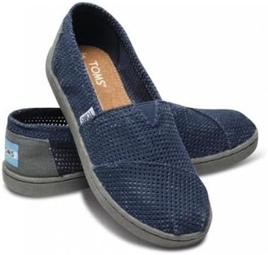 Amazon トムス Toms キッズ Perforated Youth Classics ユース スリッポン ネイビー Navy Y6 24cm 並行輸入品 Toms トムズ キッズ ベビー
