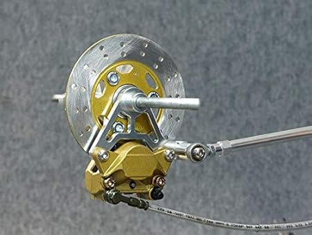 Amazon ケップスピード エイプ用リヤ ディスク化キット Downキャリパー タイプ エイプ50 Ape キャリパー 車 バイク