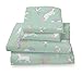 Where The Polka Dots Roam Fairytale Unicorn Full Size 4 Pieces Bedding Set, Super Soft Bedding, 1 Fitted Sheet, 1 Flat Sheet, 1 Pillowcase, Full Bed Sheets for Girls, Fairy Bedding