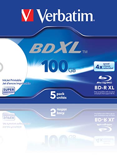 Verbatim43789 BD-R XL Printable Single Side, Double Layer