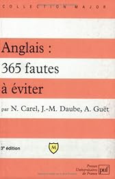 Anglais, 365 fautes à éviter
