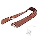 JasGood Women's Wide Elastic Stretch Adjustable Waist Belt Fashion Snake Pattern (Suit Waist 33-38 Inch, Brown)