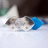 Sunnytech Customized 925 Silver Fidget Spinner EDC Toy Gift Hand Spinner Puzzels For ADHD Autism HS85