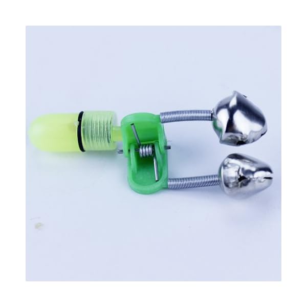 New-Night-Fishing-Rod-Tip-LED-Light-Clip-Rod-Twin-Bells-Ring-Bite-Alarm-Fishing-Tackle